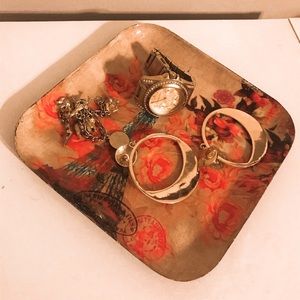 Floral Jewelry Tray